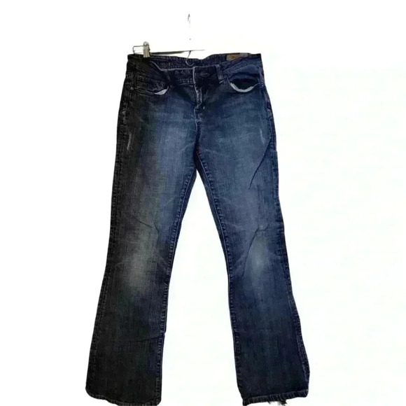 28.Seven7 jeans classic flare medium wash size 33 - Picture 1 of 8